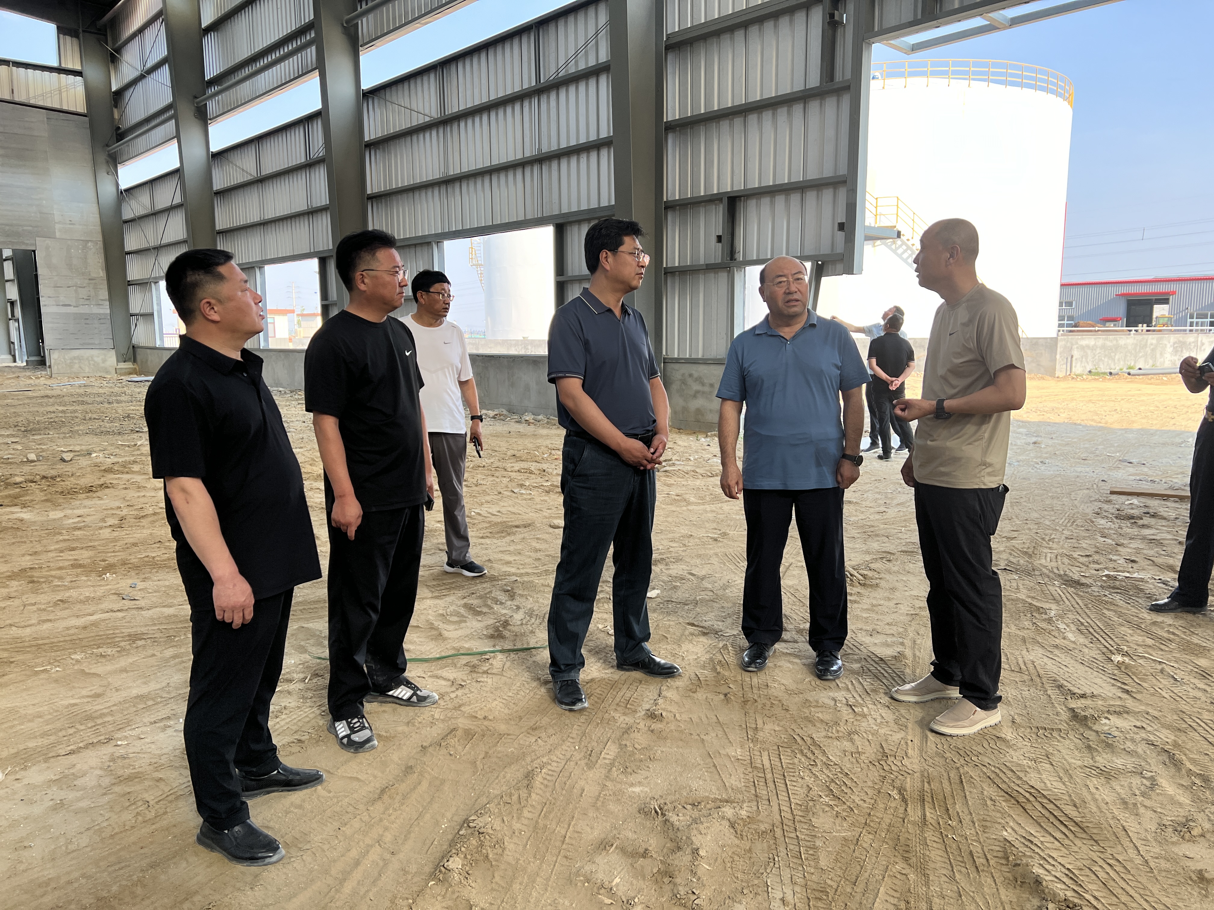 张永福一行先后到山东黄金焦家金矿 ,山东黄金生态矿业,百业鑫化工